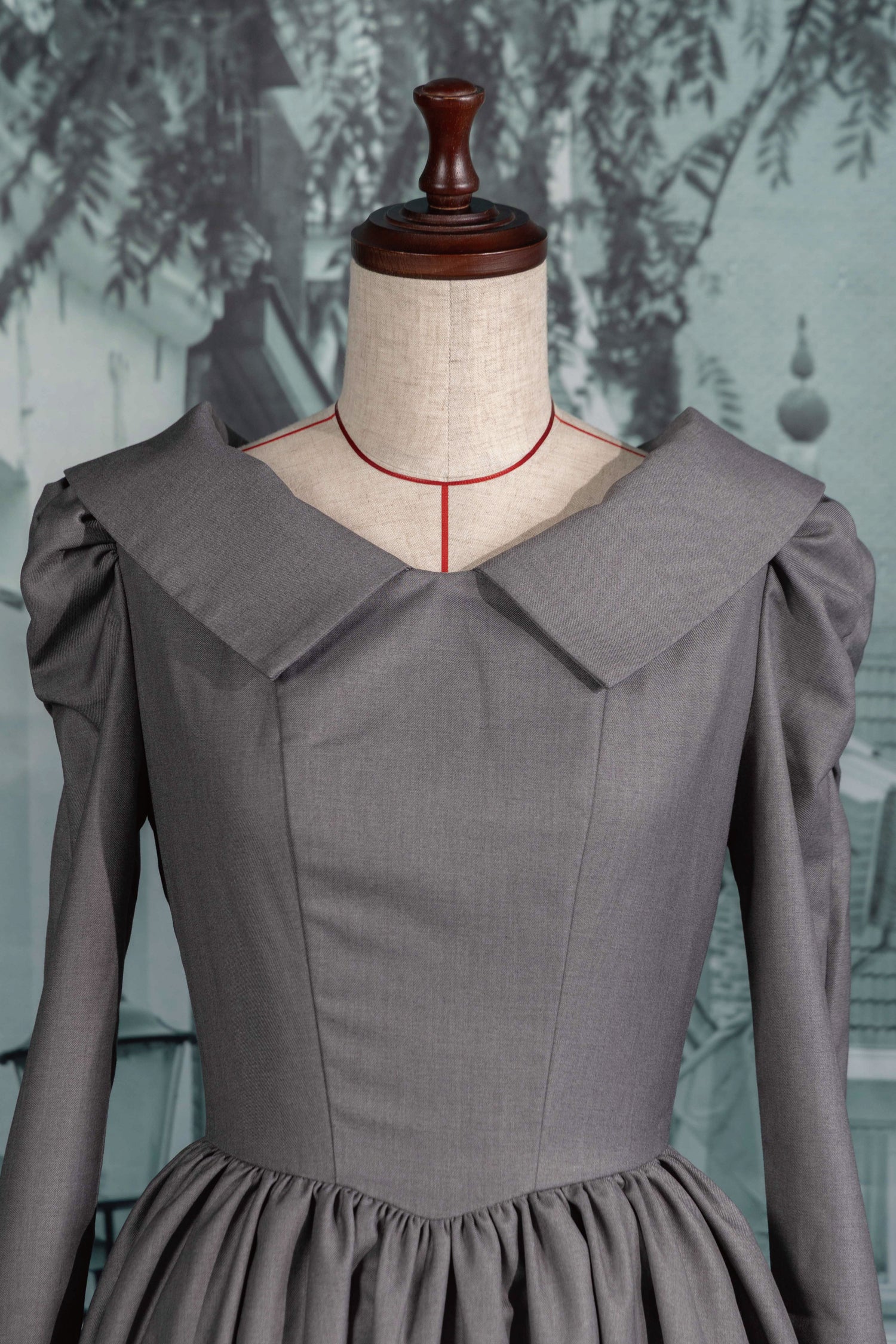 Classical rose dress