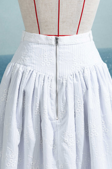 Cotton lace skirt