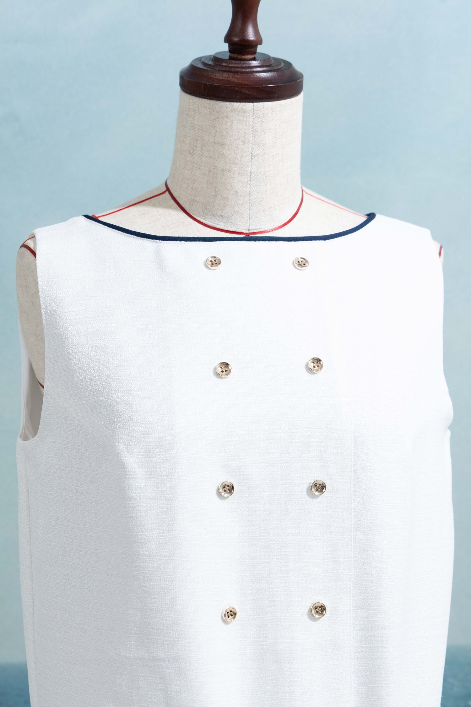 Marine pleats dress