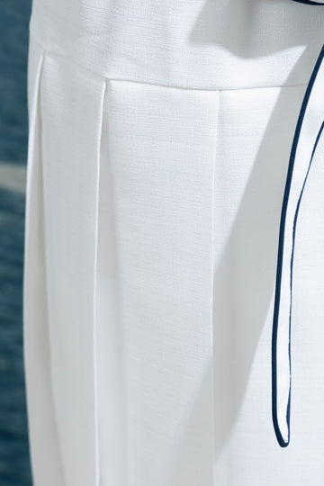 Marine pleats dress