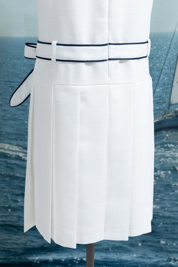 Marine pleats dress