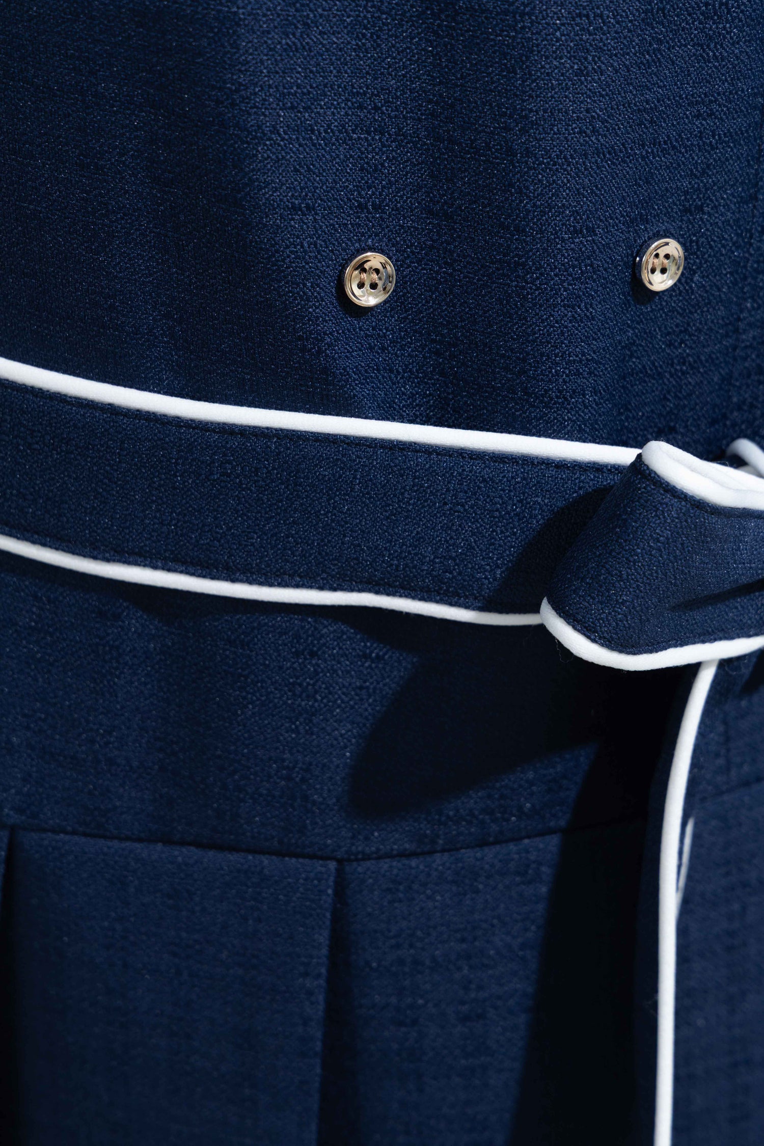 Marine pleats dress