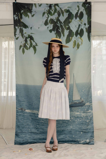 Cotton lace skirt