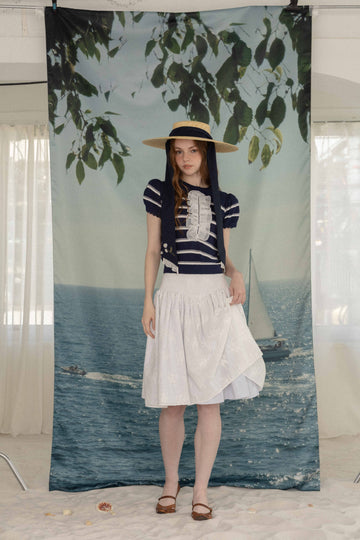 Cotton lace skirt