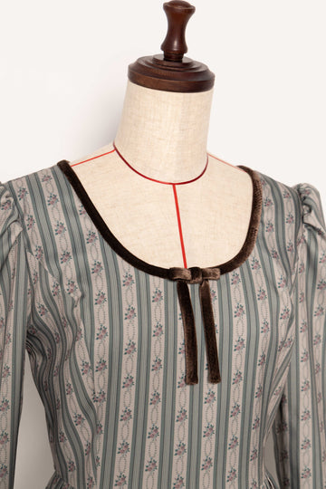 Vintage wallpaper dress
