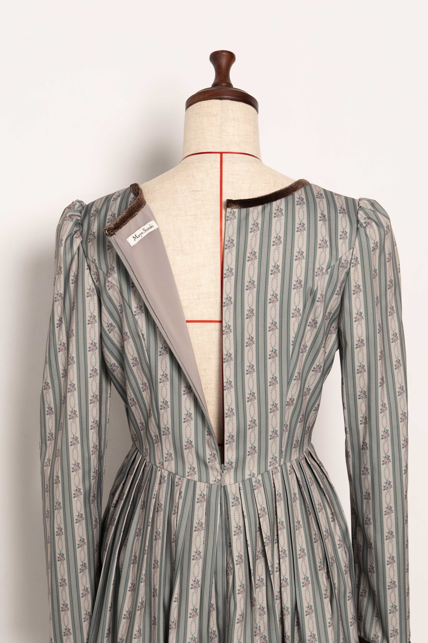 Vintage wallpaper dress