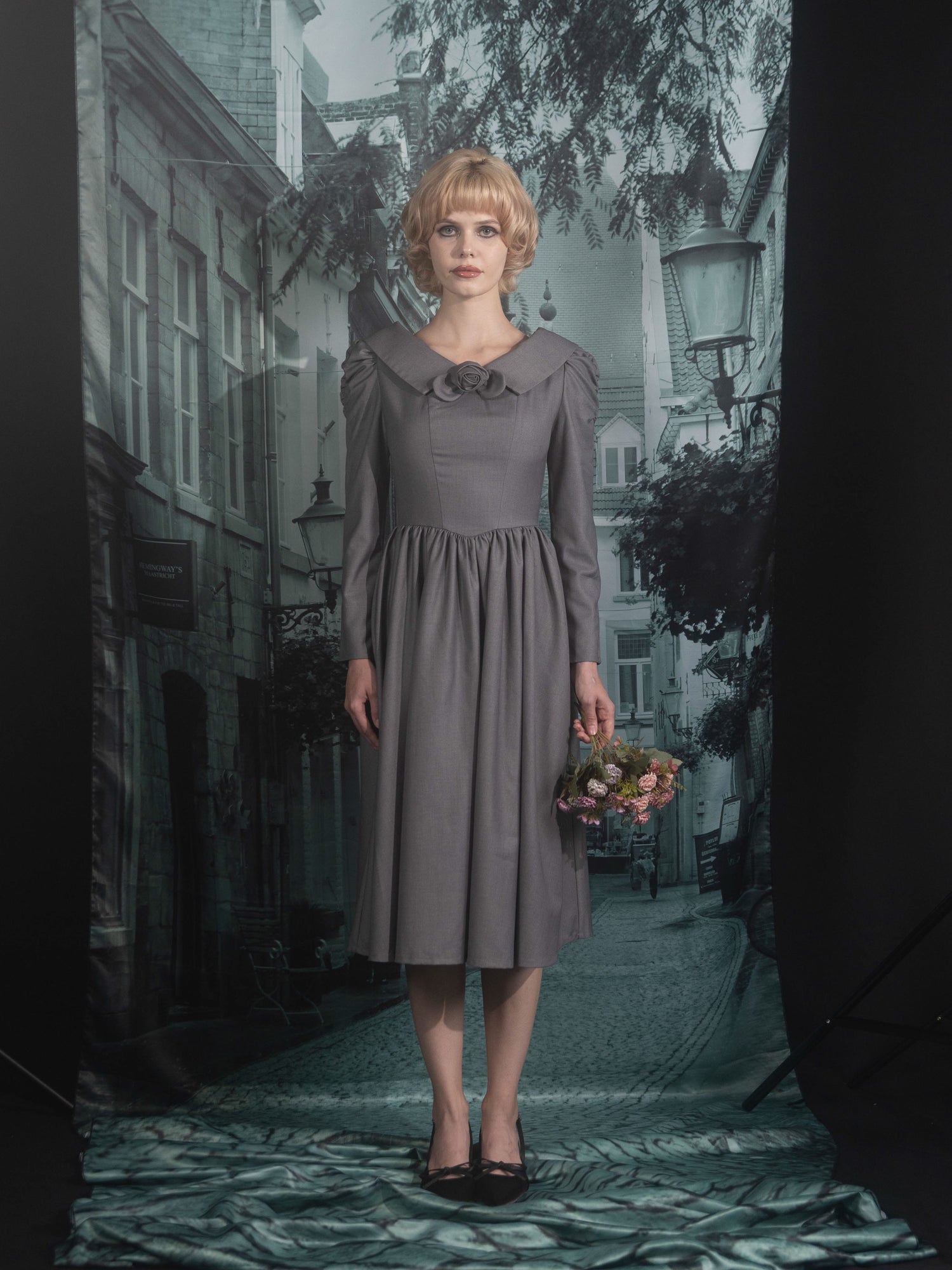 Classical rose dress