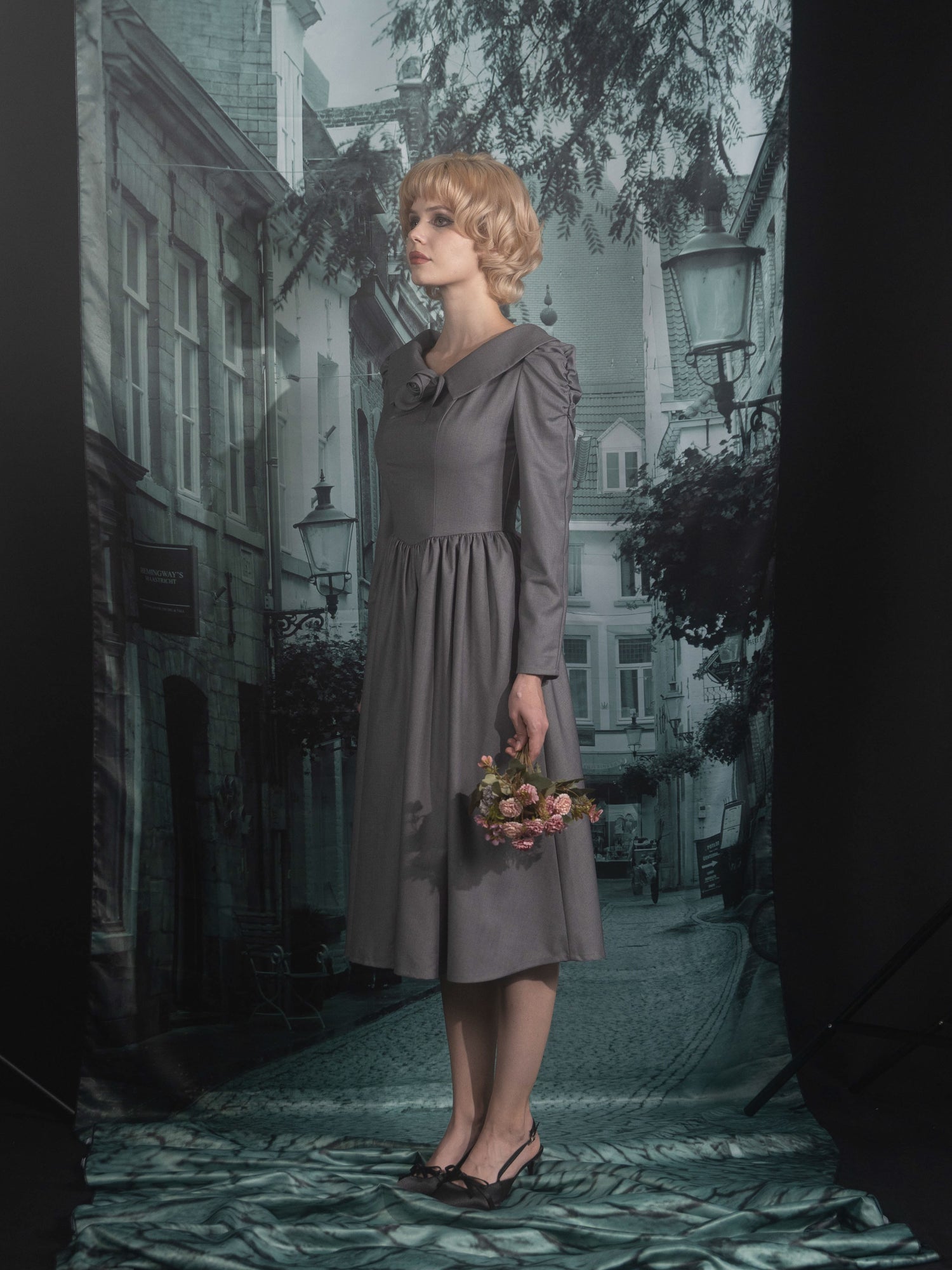 Classical rose dress