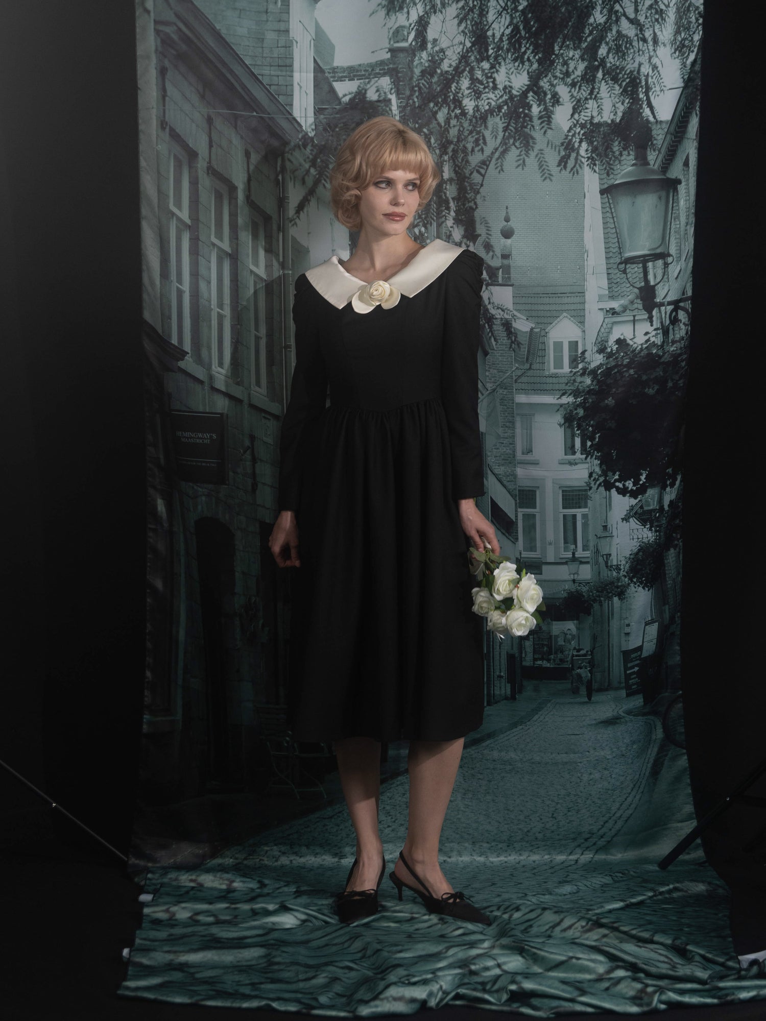 Classical rose dress