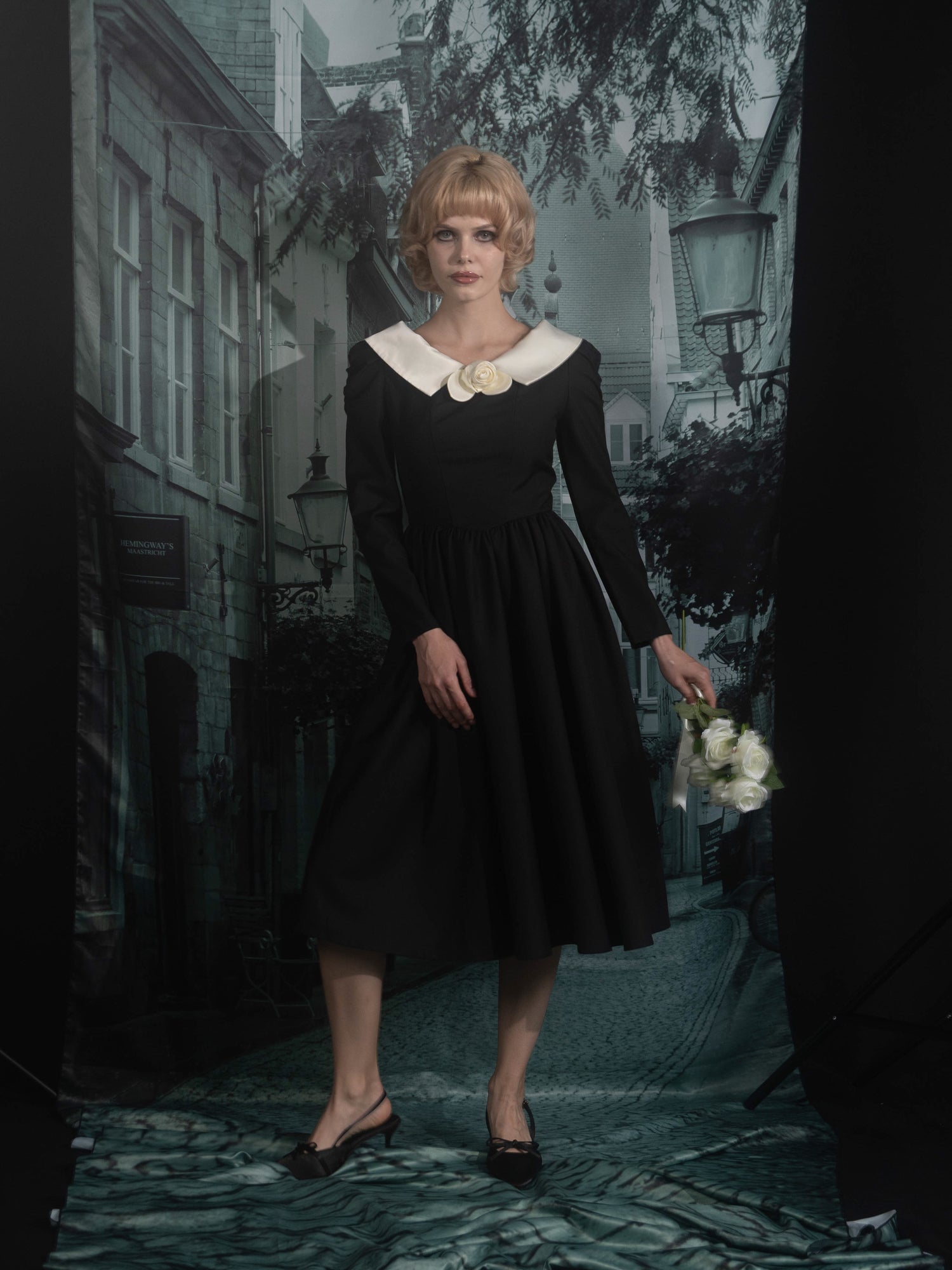 Classical rose dress