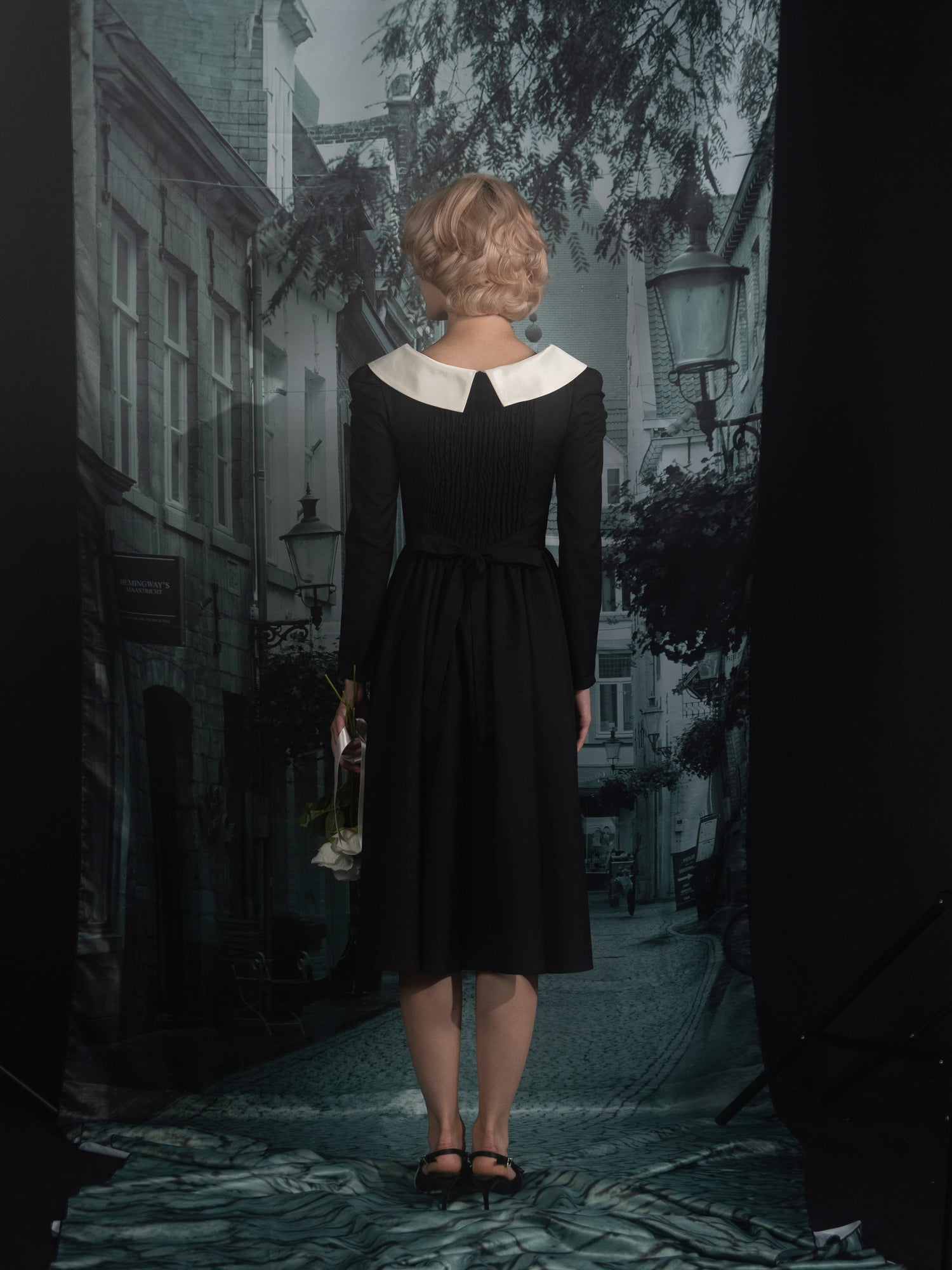 Classical rose dress