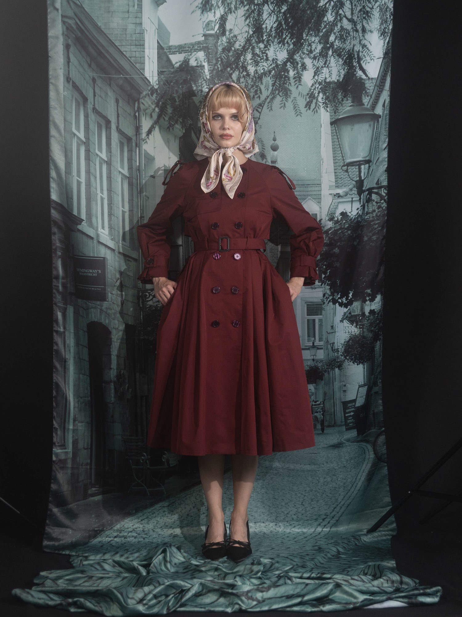 Dressy trench coat