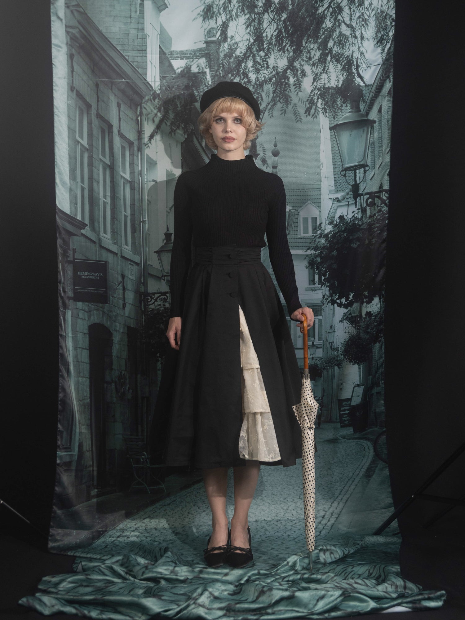 Classical frill skirt