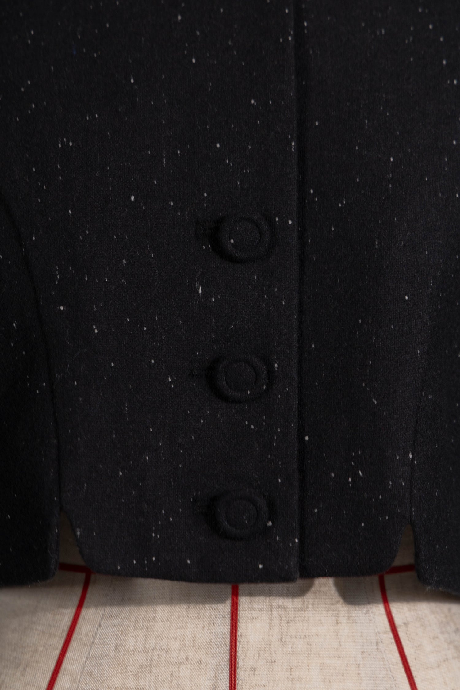 Flower corsage short jacket