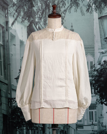 Rose veil blouse