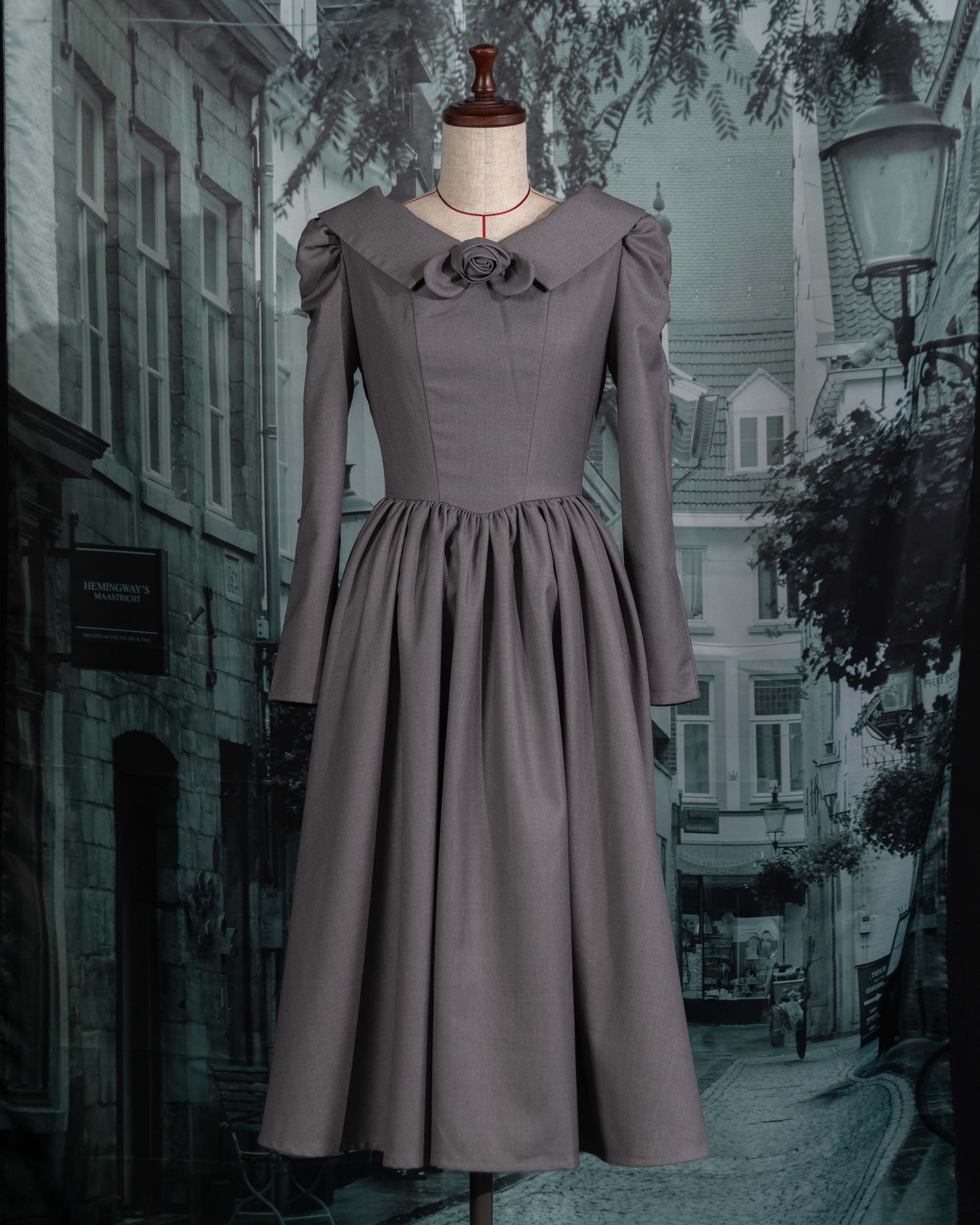 Classical rose dress