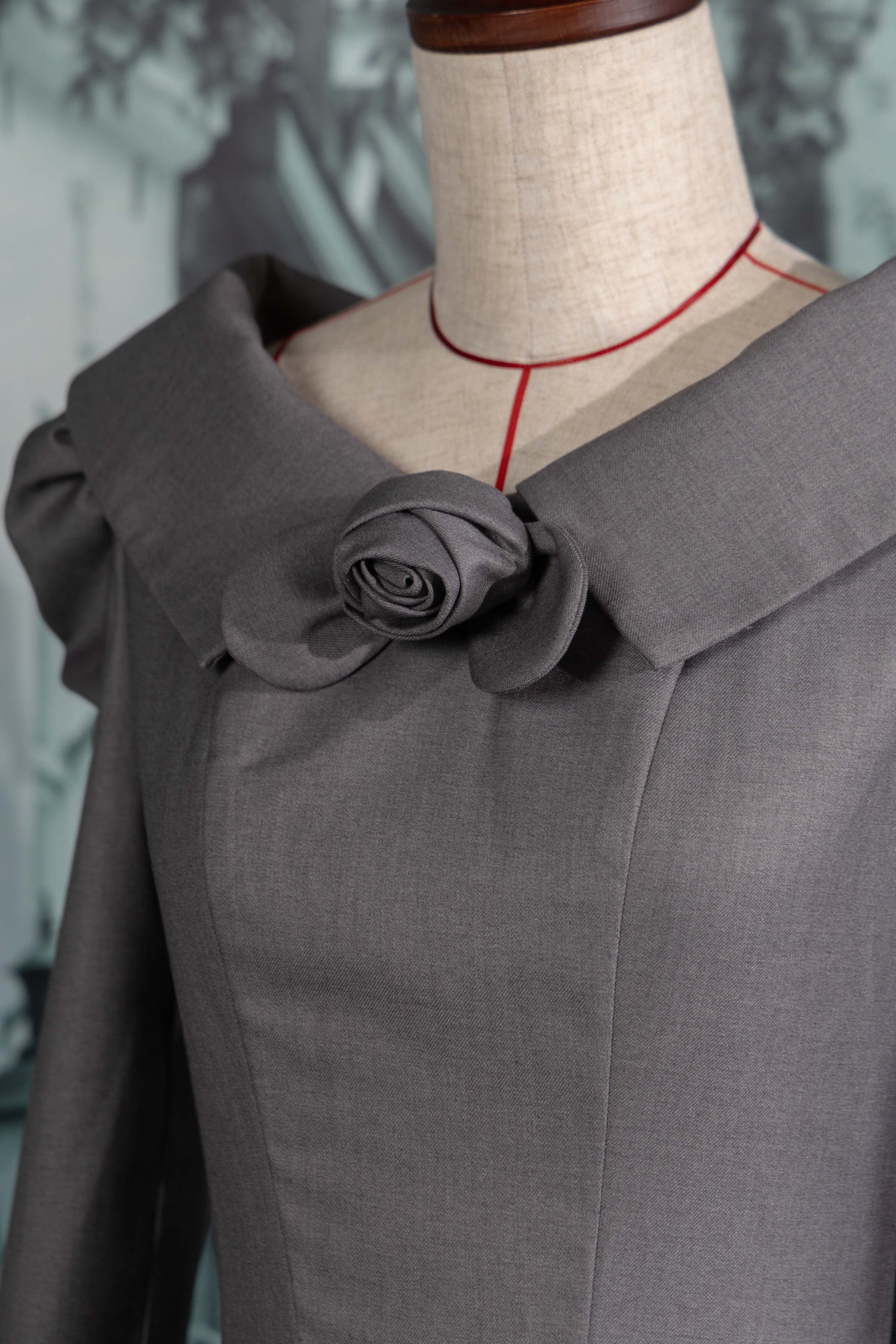 Classical rose dress