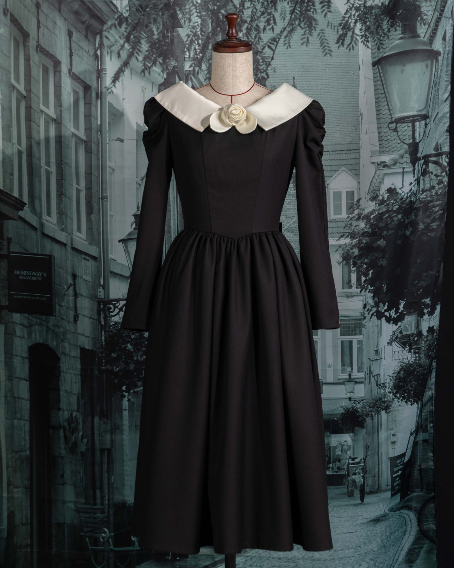 Classical rose dress