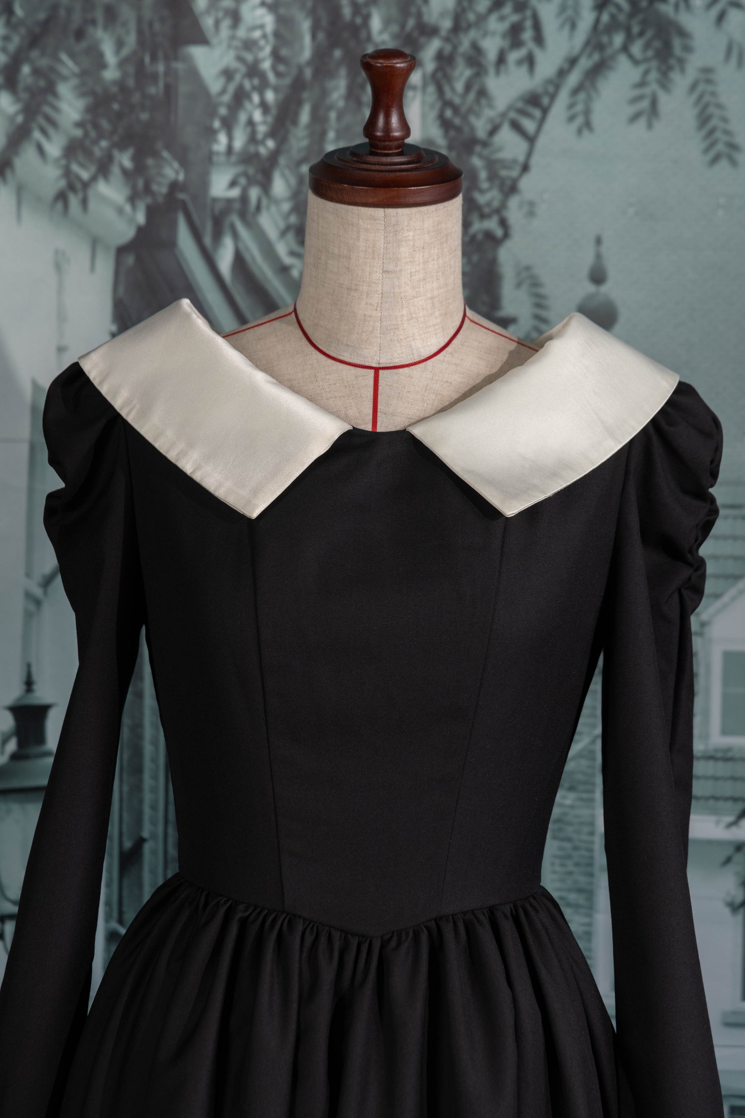 Classical rose dress