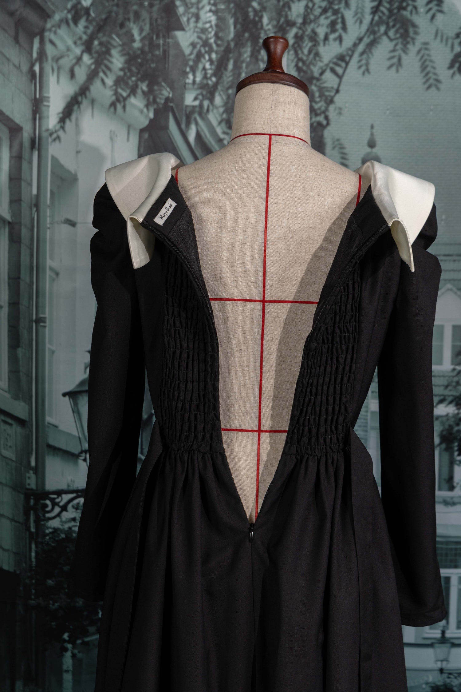 Classical rose dress