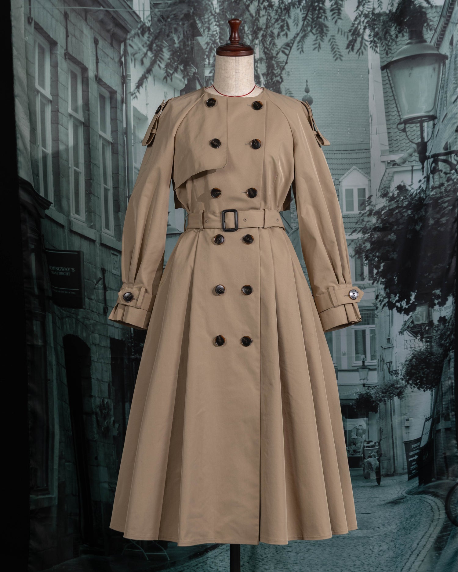 Dressy trench coat