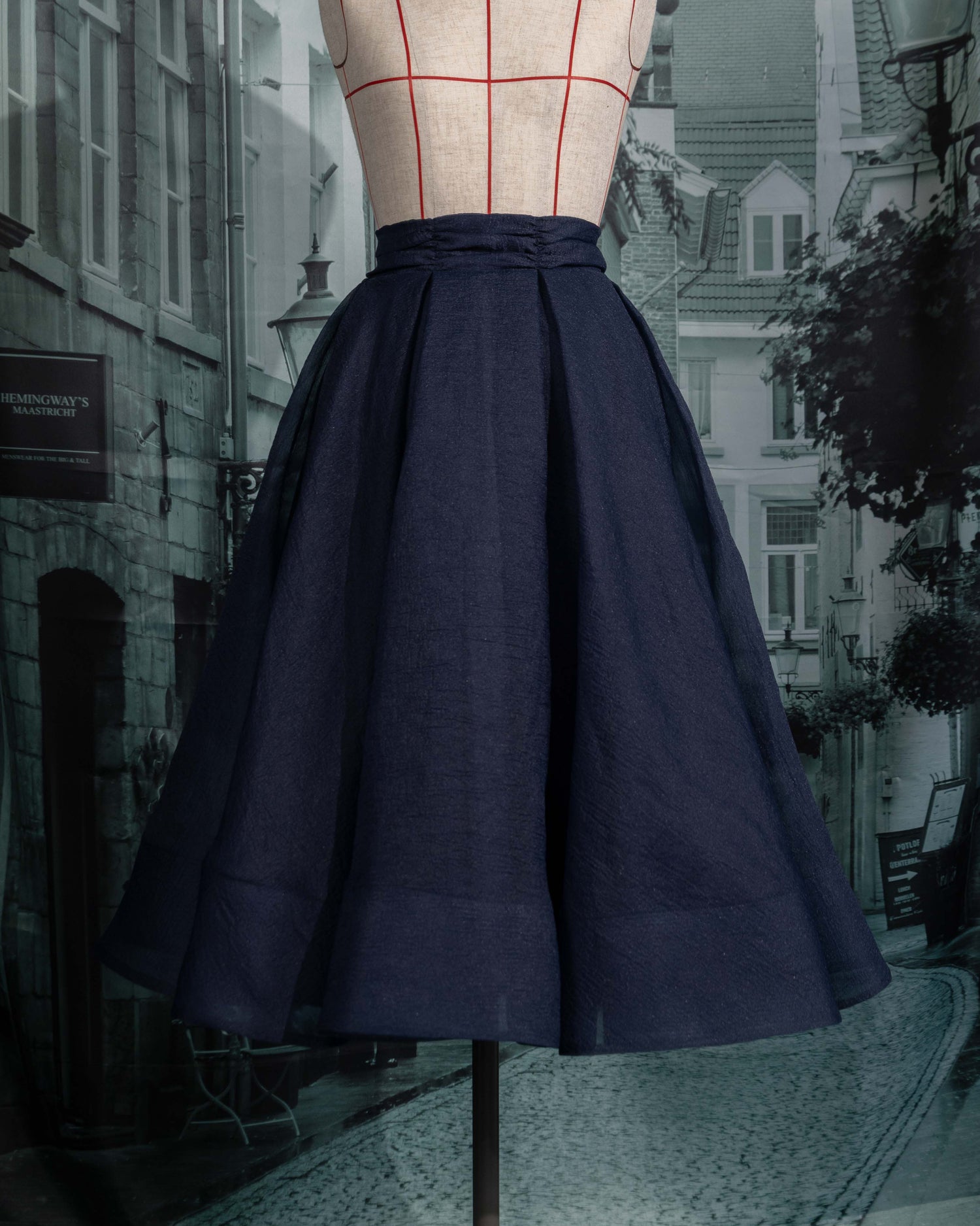 A line sheer skirt