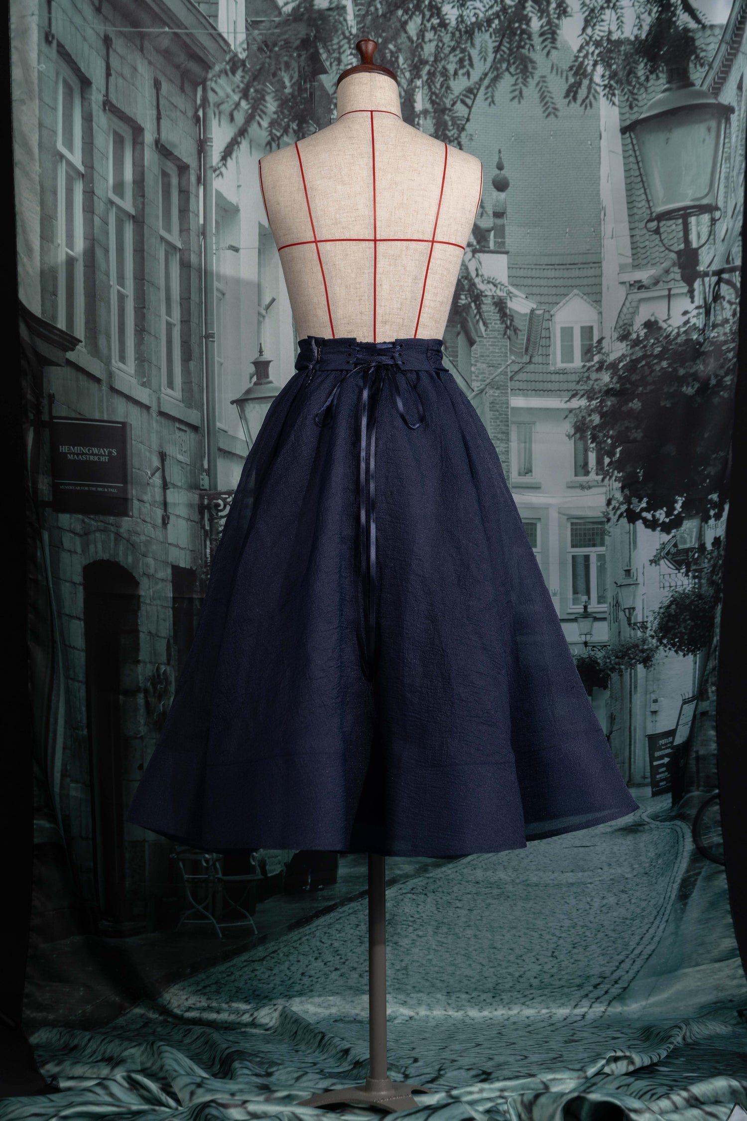A line sheer skirt