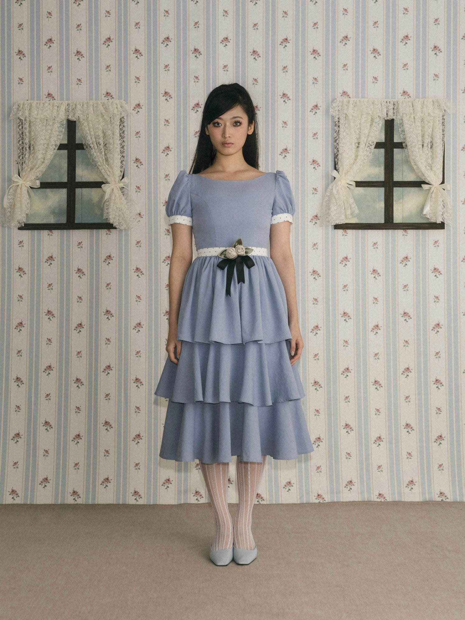 Dolly tiered dress