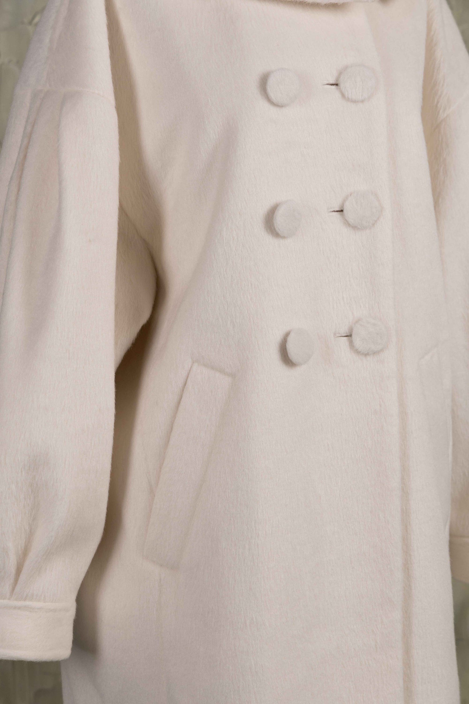 Classical double cocoon coat