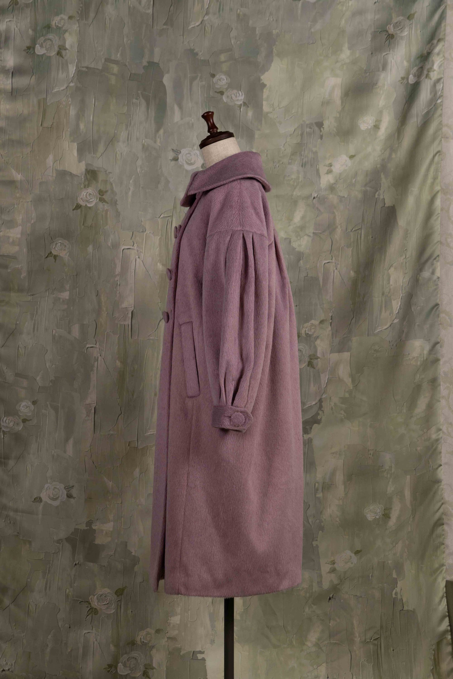 Classical double cocoon coat