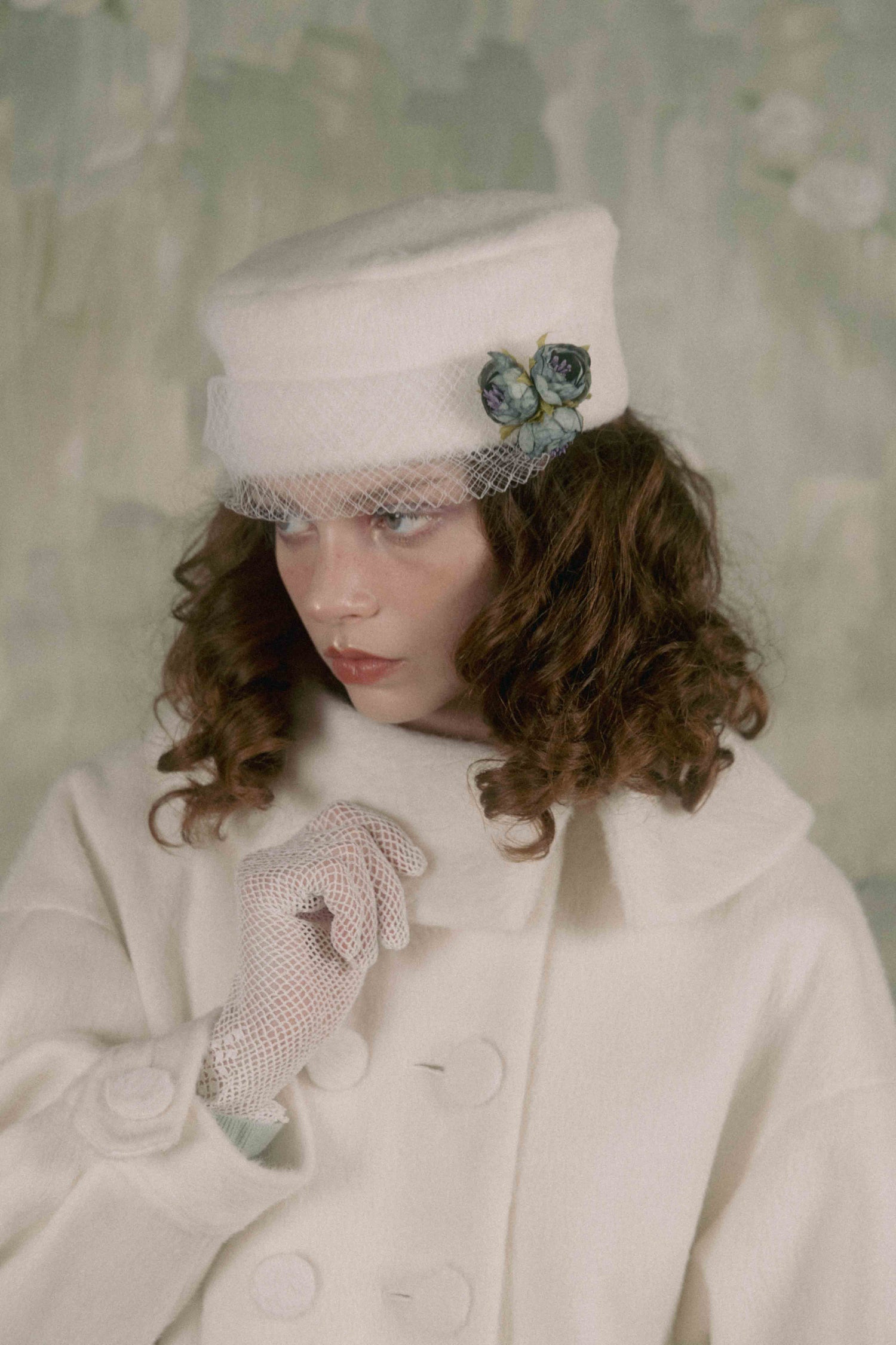 Classical tulle hat