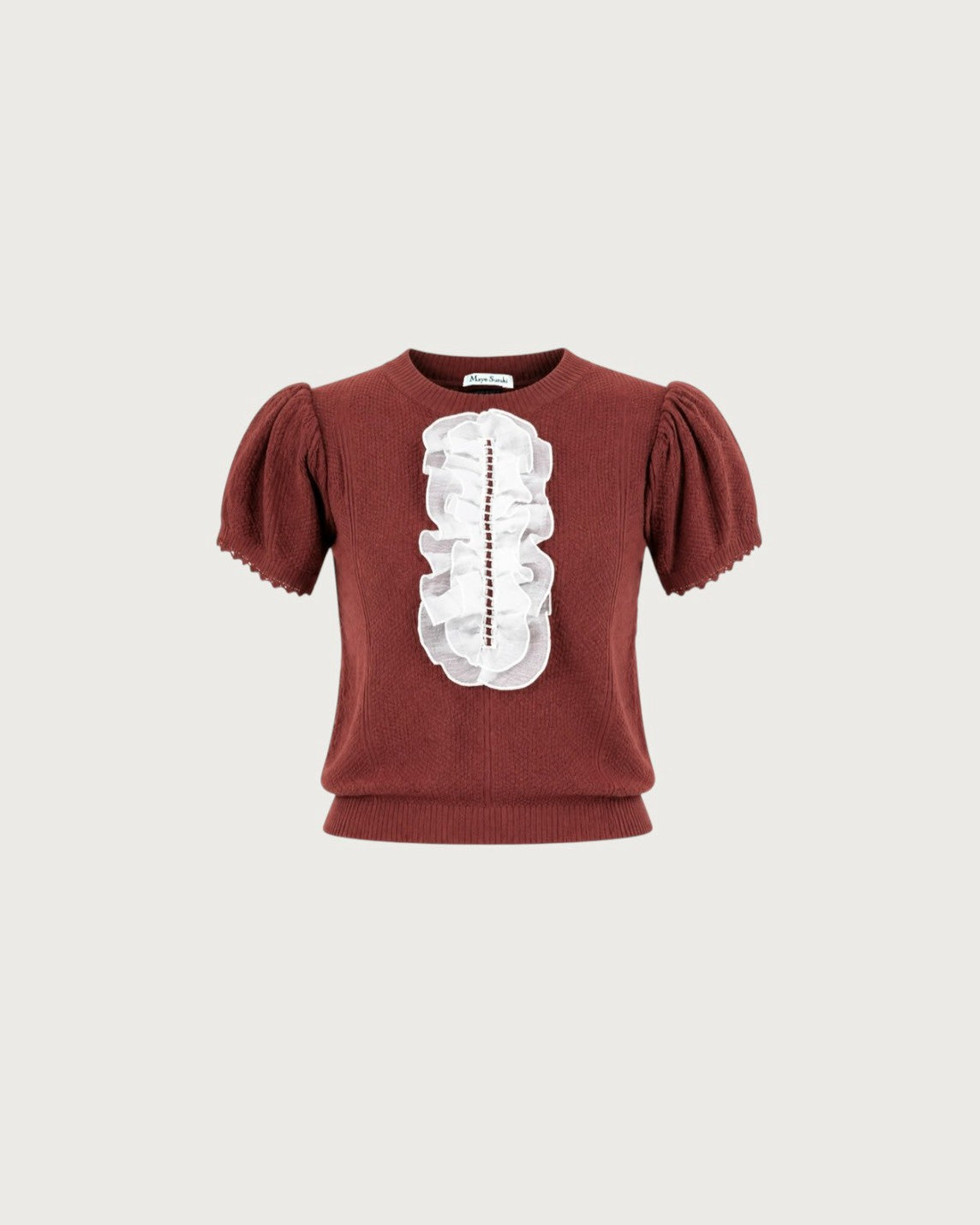 Frill summer knit