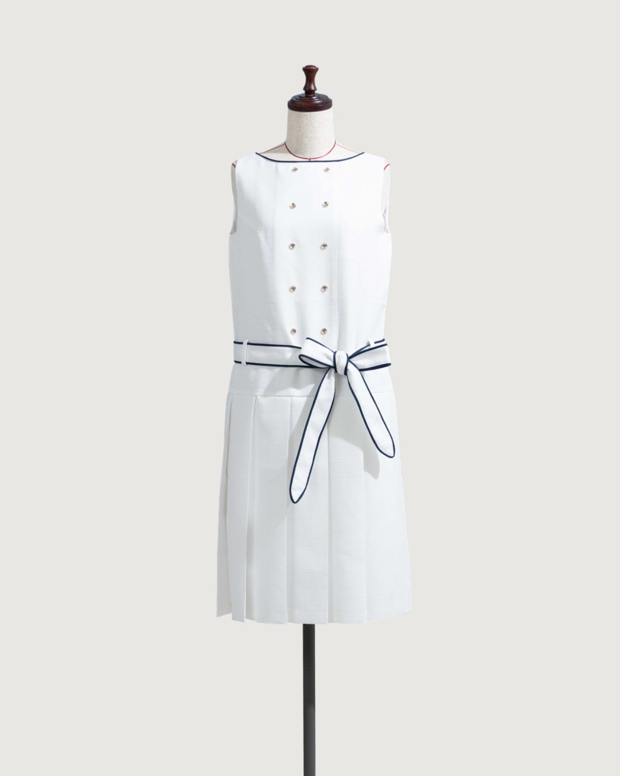 Marine pleats dress