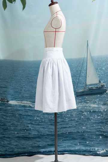 Cotton lace skirt