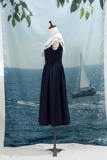 Sailor collar dress