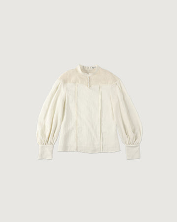 Rose veil blouse