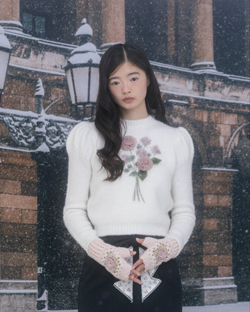 Bouquet fluffy knit