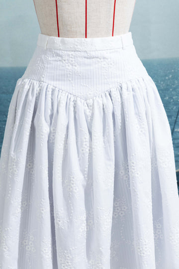Cotton lace skirt