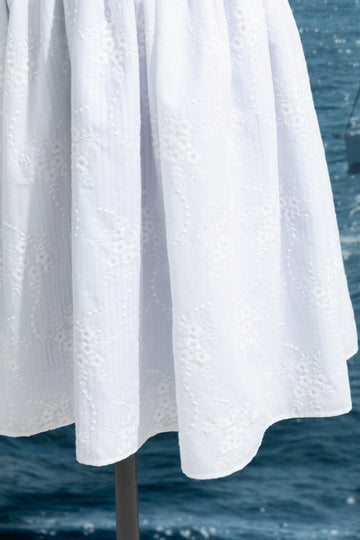 Cotton lace skirt