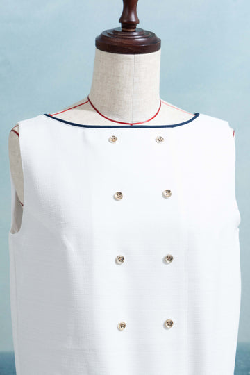 Marine pleats dress