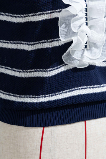 Frill summer knit