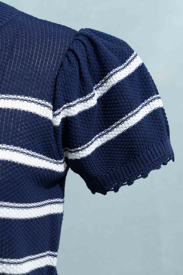 Frill summer knit