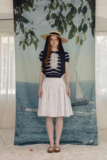 Cotton lace skirt