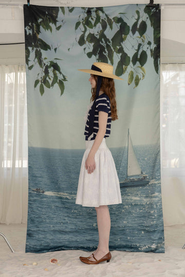 Cotton lace skirt