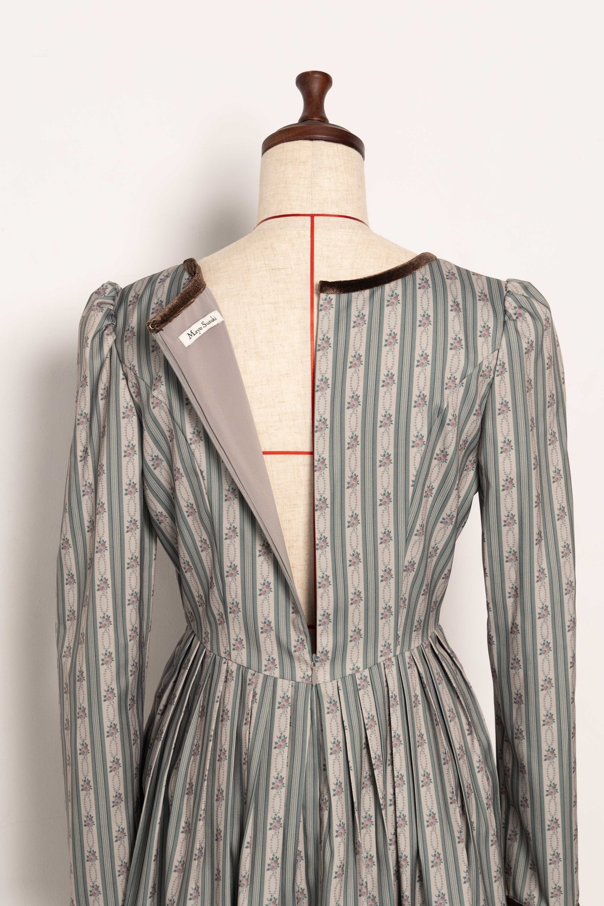 Vintage wallpaper dress