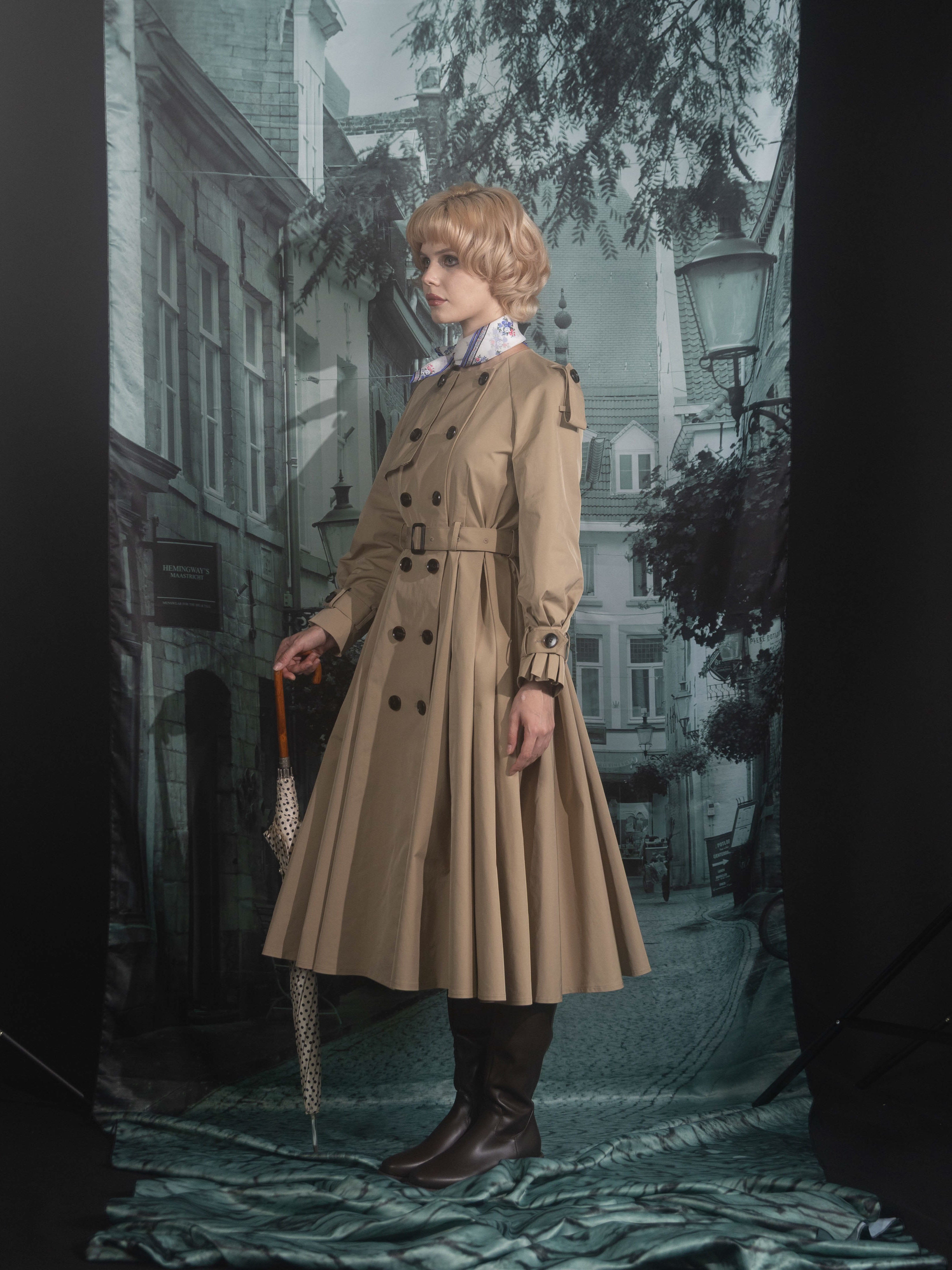 Dressy trench coat – Mayo Suzuki