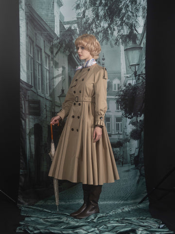 Dressy trench coat