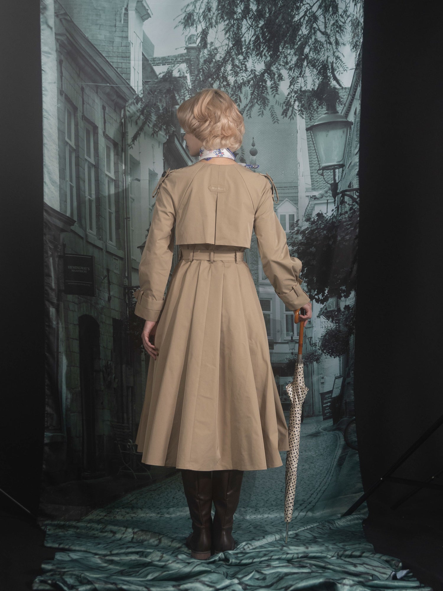 Dressy trench coat