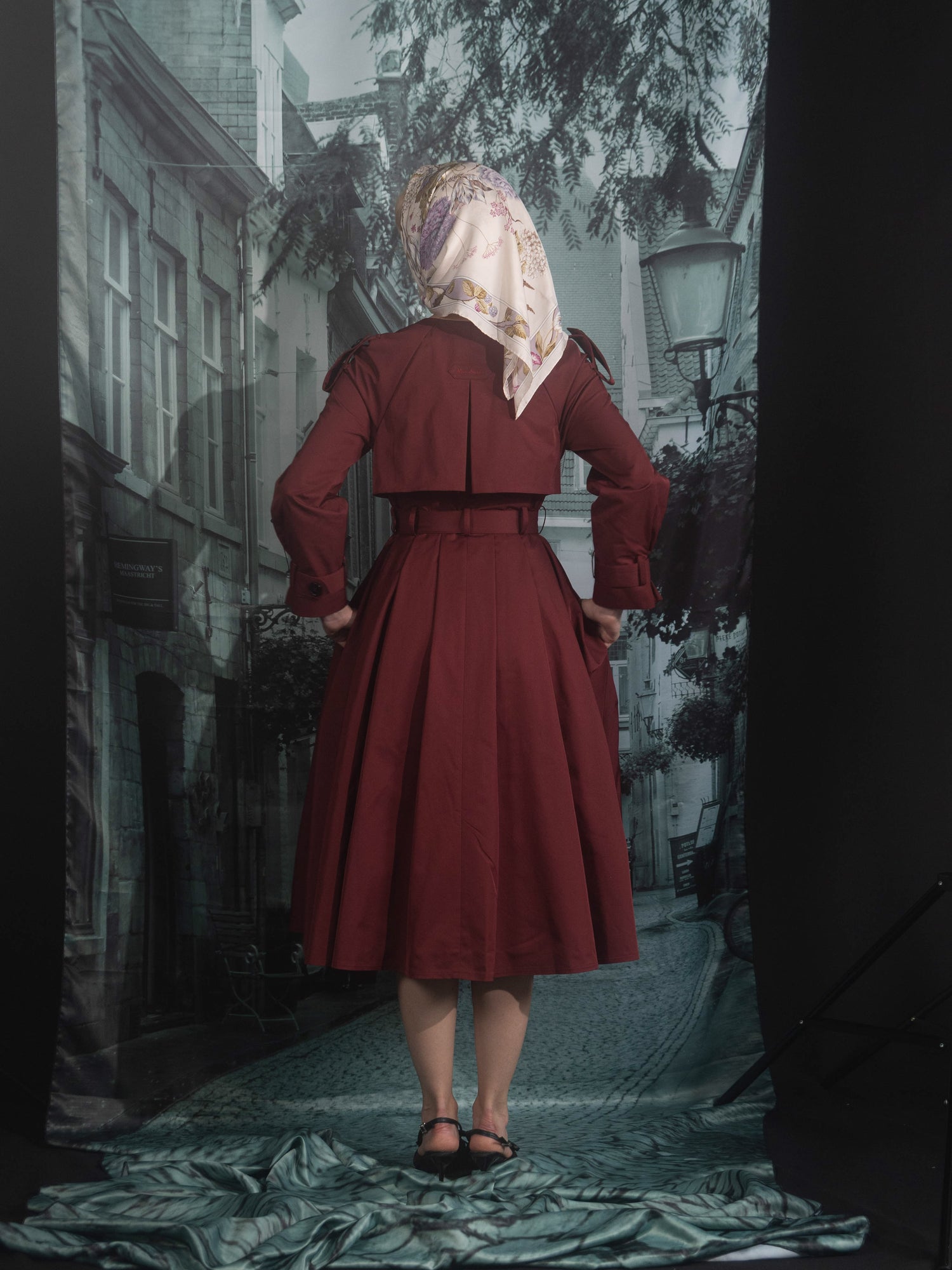 Dressy trench coat