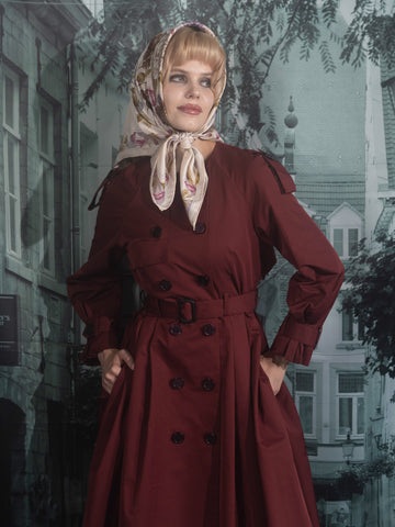 Dressy trench coat